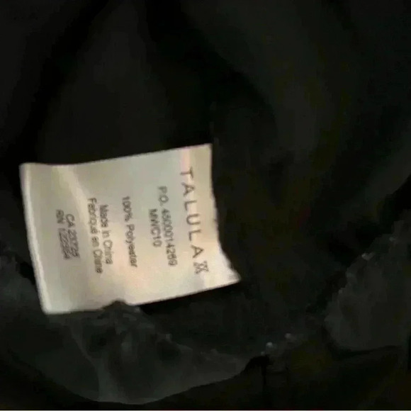 Talula Black Ruffled Skirt with  Elastic Waist Size XS - Picture 6 of 6